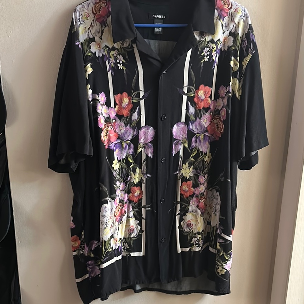 Floral Button-Up Shirt